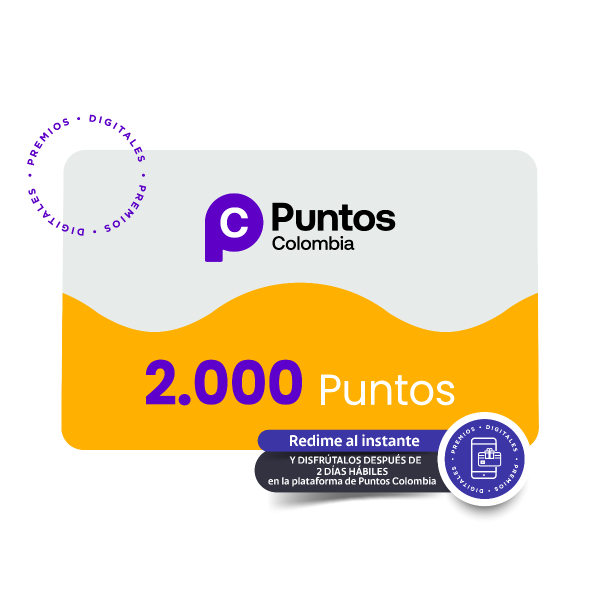 2.000 PUNTOS COLOMBIA