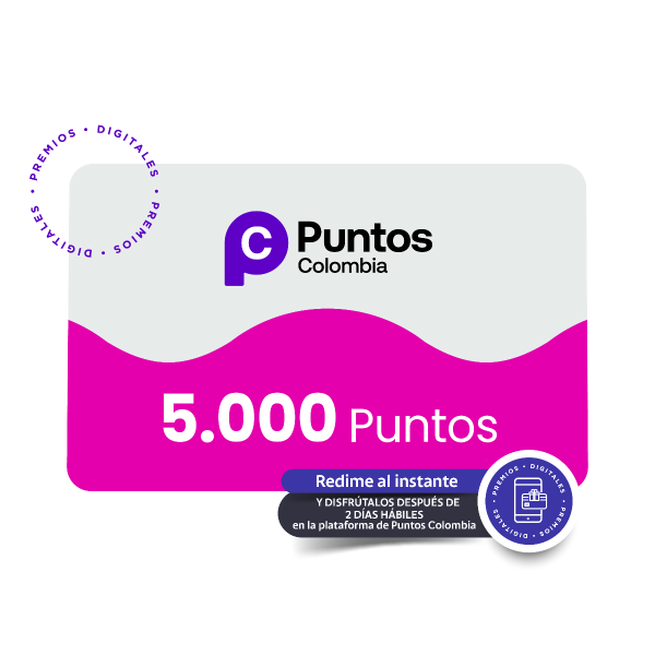 5.000 PUNTOS COLOMBIA 