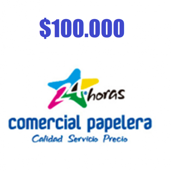 Bonos Plata Comercial Papelera $100.000