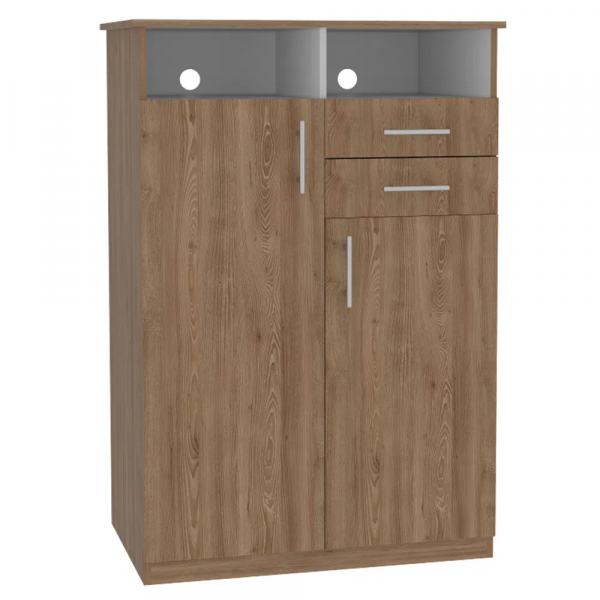 CLOSET ENTRETENIMIENTO ECO MIEL/BLANCO