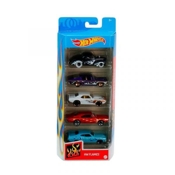 HOT WHEELS PAQUETE DE 5 PLU 5048 MATTEL-1