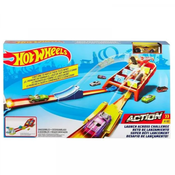 HW ACTION VUELTAS Y CHOQUES PLU 2144 MATTEL-1