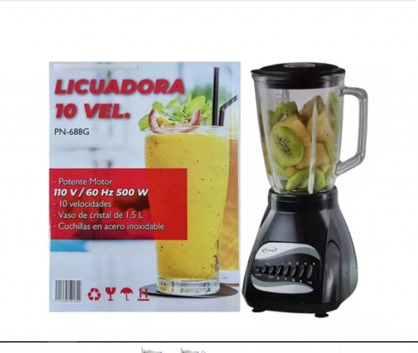 LICUADORA MULTIFUNCIONAL 10 VELOCIDADES 1.5 L PN-668C