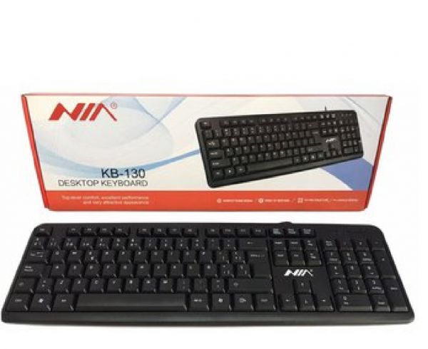 TECLADO USB NIA PARA PC KB-130 TKB-130