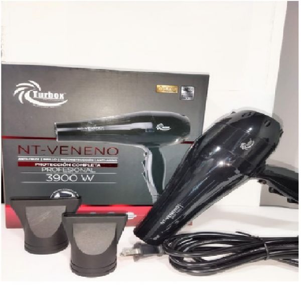 SECADOR DE CABELLO TURBOX NT- VENENO SECADOR 3900W 678908