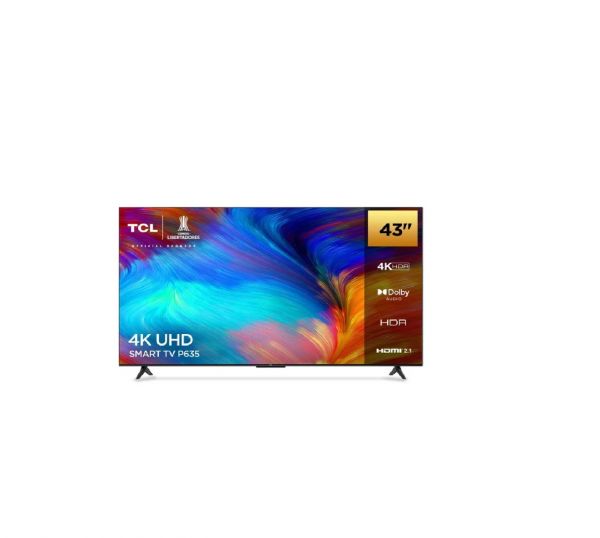 Televisor LED de 43 UHD 4K SMART TV Google Gris