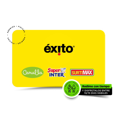 BONO ALMACENES ÉXITO POR $20.000