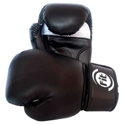 GUANTE BOXEO FUNDAMENTACION 14 OZ NEGRO HOMBRE SPORT FITNESS