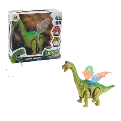 DINOSAURIO JINY PILAS LUZ Y SONIDO CAJA 10030