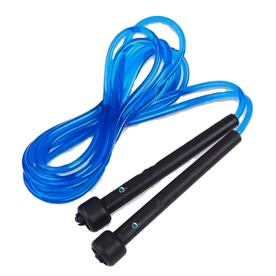 CUERDA DE SALTO EN PVC MEDIDAS 275CM *0.5 CM. color azul