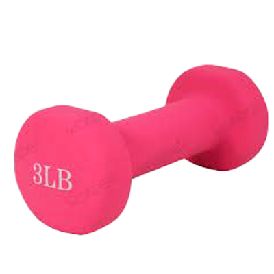 1 PESA DE 3 LBS COLOR ROSADO