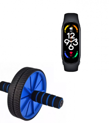 BANDA XIAOMI MI SMART BAND 6 NEGRA   RUEDA RODILLO ABDOMINAL AB1