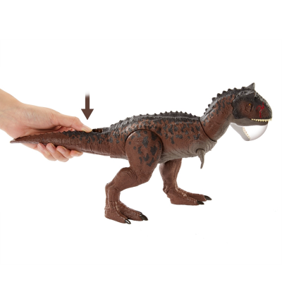 JURASSIC WORLD PEQUEÑO CARNOTAURUS TORO PLU 20158 MATTEL