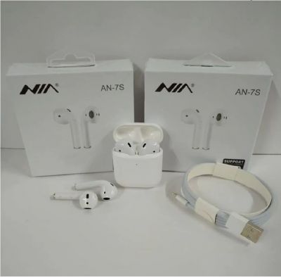 AUDIFONOS NIA AN-7S CONEXION BLUETOOTH ESTUCHE DE CARGA. NIAAN7-S