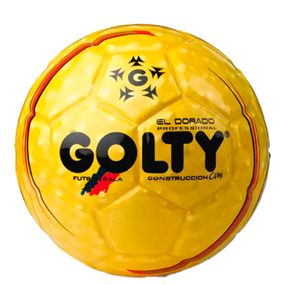 BALÓN MICROFÚTBOL GOLTY PROFESIONAL DORADO1
