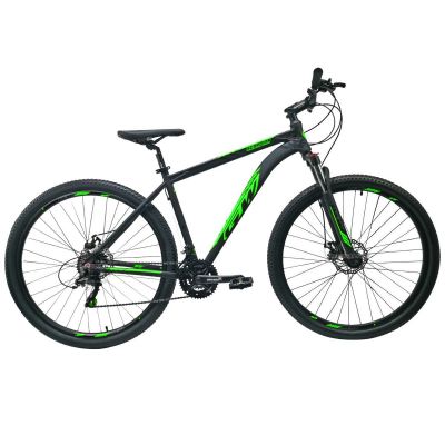 BICICLETA GW SCORPION COLOR NEGRO MATE VERDE1