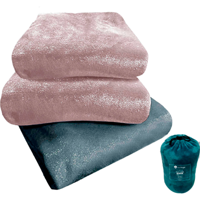 COBIJA SHINE FOIL 100X150CM 280GR 100%P1