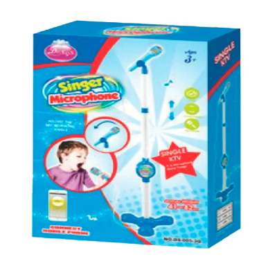 MICROFONO SINGER PILAS CAJA 10084-1