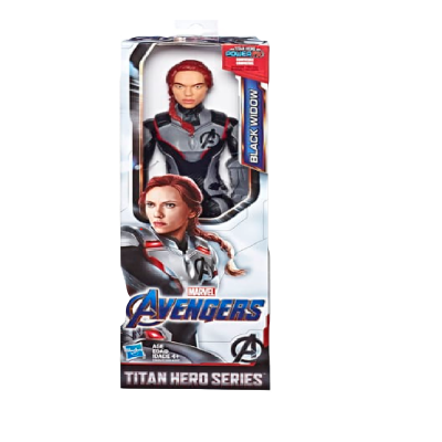 BLACK WIDOW FIGURA TITAN HERO 12 IN SURT PLU 8035 HASBRO